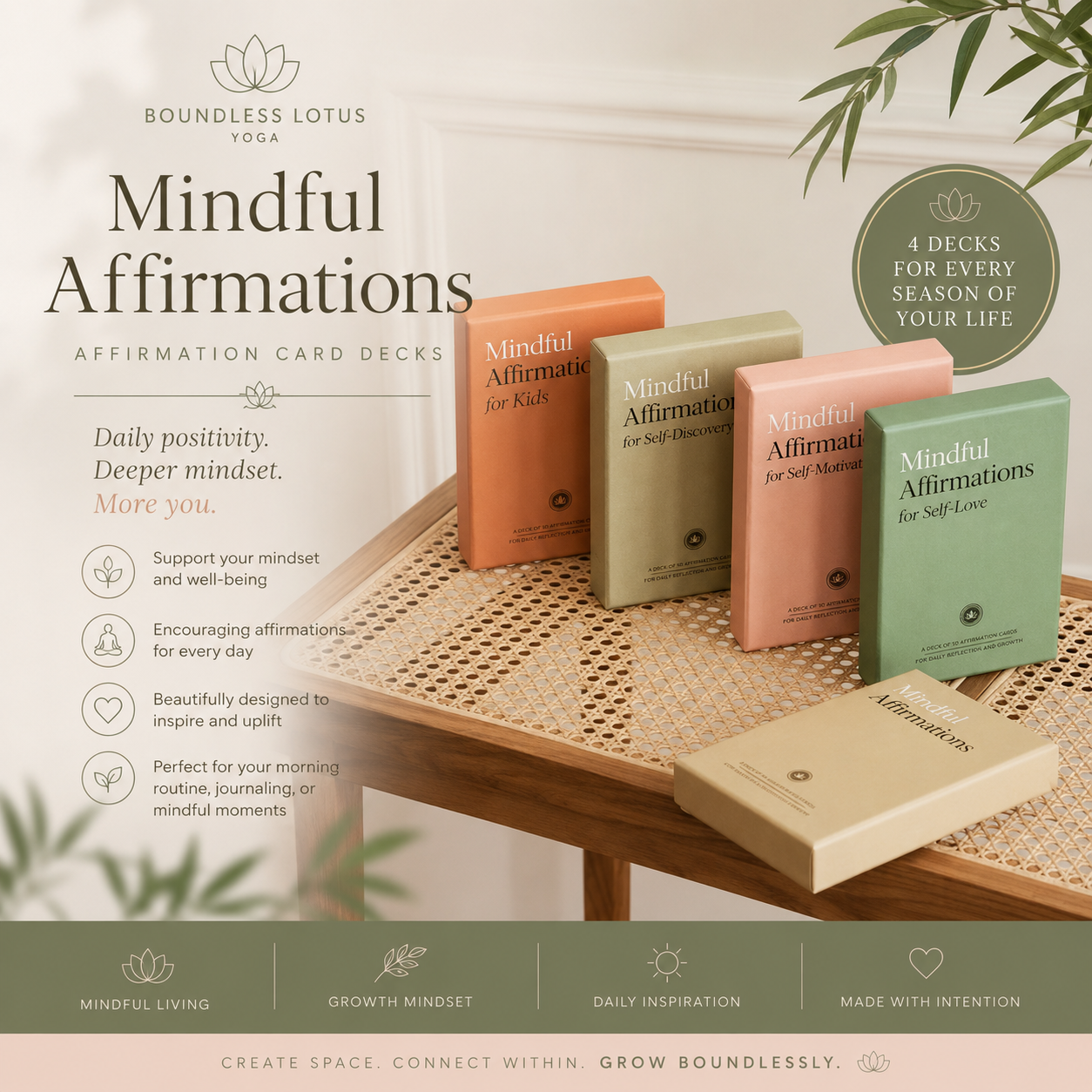 Mindful Affirmations for Health & Wellbeing