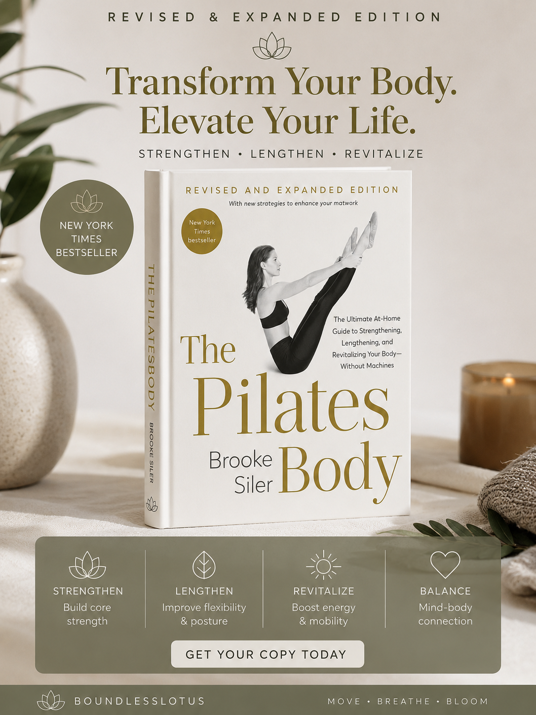 The Pilates Body — Revised & Expanded Edition
By Brooke Siler