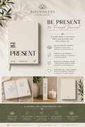 Be Present 100 Guided Prompt Journal - Beige Edition